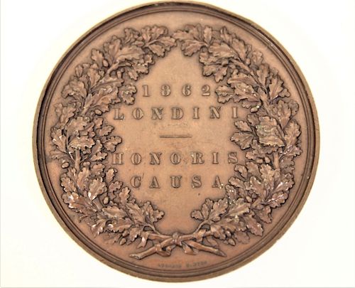 1862 Londini (London) Honorary  Bronze Medal