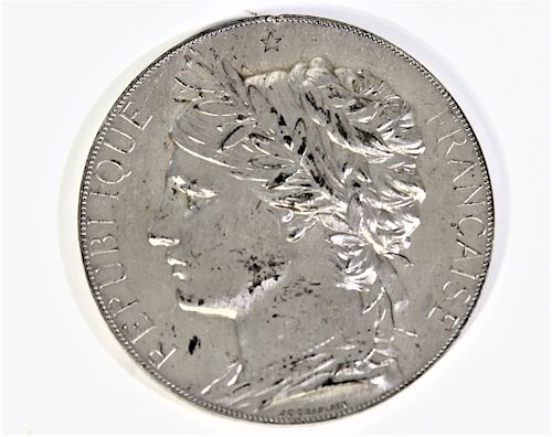 1878 Paris Exposition Silver Medal