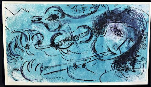 Marc Chagall  (1887 - 1985) Offset Lithograph