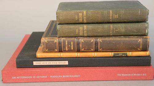 Group of six books to include first edition London 1843, The Irish sketch book, The Sun in the Road, An Afternoon in Astoria, The Co...