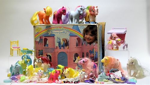 20PC Hasbro My Little Pony G1 Toys & Dream Castle sold at auction on 21st  September | Bidsquare