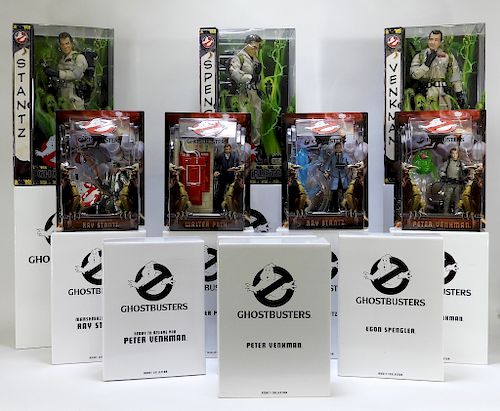12PC Mattel Matty Collector Ghostbusters Toy Group