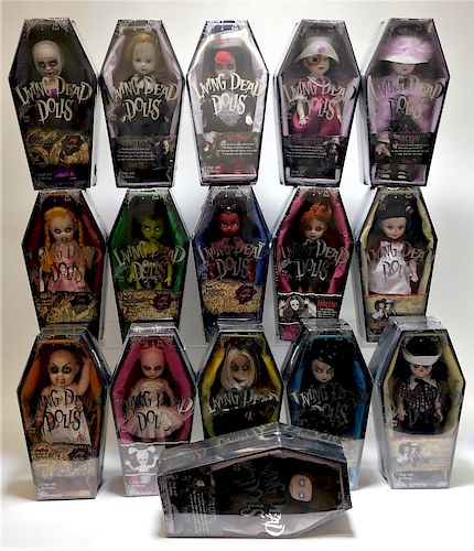 16PC 2000 Mezco Living Dead Dolls Sealed Toy Group sold at auction on 21st  September | Bidsquare