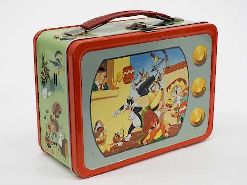 1959 American Thermos Looney Tunes Lunch Box