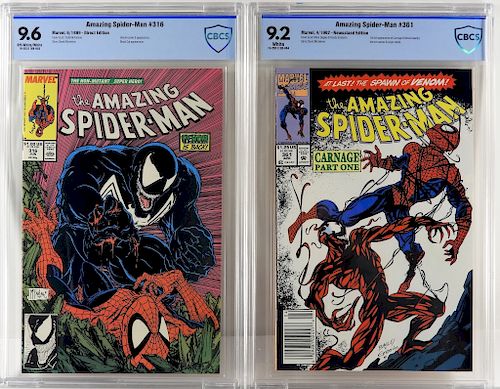 Marvel Comics Amazing Spider-Man #316 #361 CBCS