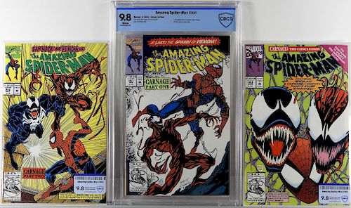 3PC Marvel Comics Amazing Spider-Man #361-#363 9.8