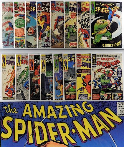 16PC Marvel Amazing Spider-Man #29-81 & KS 2-3