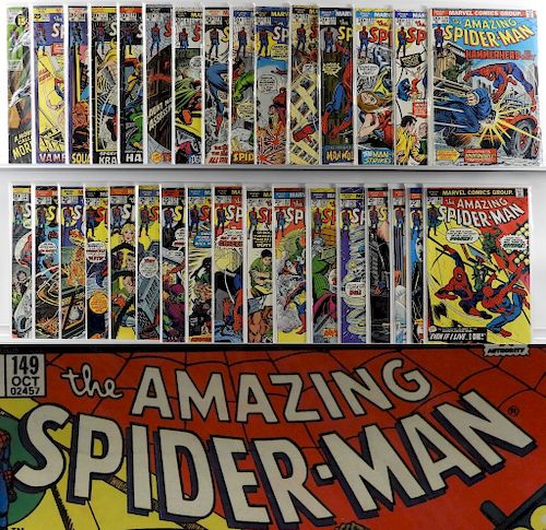 32PC Marvel Amazing Spider-Man #101-149 Part. Run