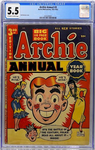 Archie Publications Archie Annual #3 CGC 5.5