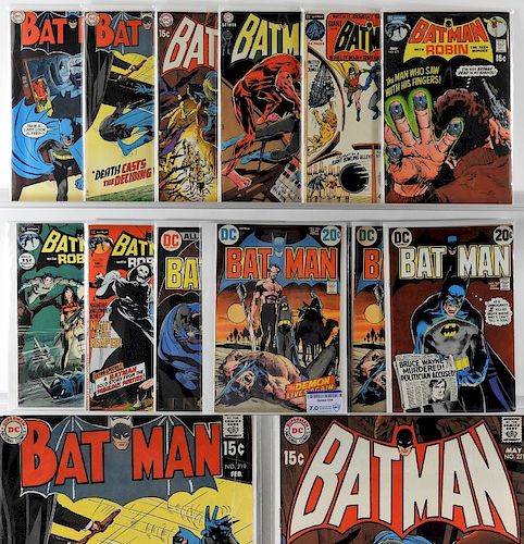 13PC DC Comics Batman #217-245 Partial Run