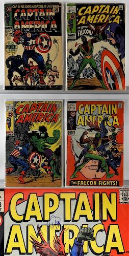 4PC Marvel Captain America #100 #110 #117 #118