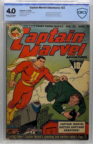 Fawcett Captain Marvel Adventures #22 CBCS 4.0