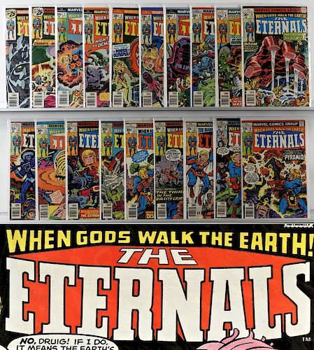Marvel Comics Eternals #1-#19 Complete Run