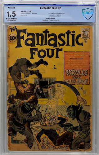 Marvel Comics Fantastic Four #2 CBCS 1.5