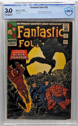 Marvel Comics Fantastic Four #52 CBCS 3.0