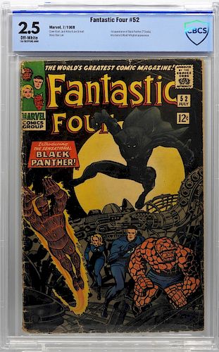 Marvel Comics Fantastic Four #52 CBCS 2.5