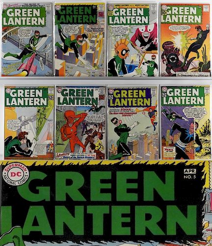 8PC DC Comics Green Lantern #4-15 Partial Run