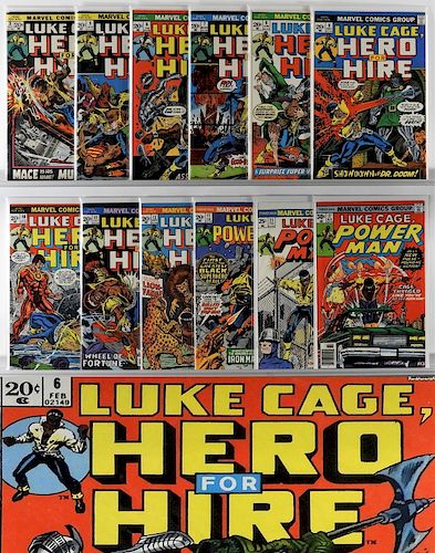 12PC Luke Cage Power Man Group #3-37 Partial Run