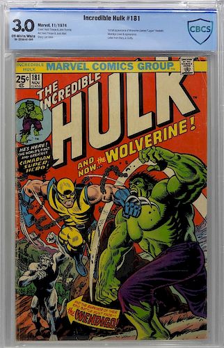 Marvel Comics Incredible Hulk #181 CBCS 3.0