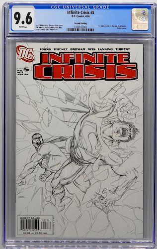 DC Comics Infinite Crisis #5 CGC 9.6 Second Print