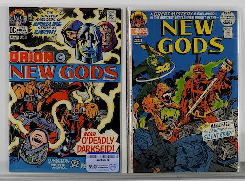 2PC DC Comics New Gods #2 #7 CBCS 9.0