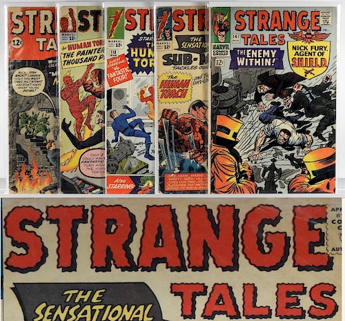 5PC Marvel Comics Strange Tales #99-#147