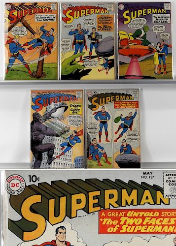 5PC DC Comics Superman #134-138 Complete Run