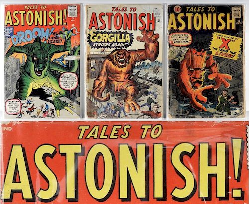 3PC Atlas Comics Tales To Astonish #9 #18 #20