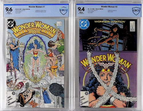 DC Comics Wonder Woman 1987 #7 #9 CBCS 9.6 9.4