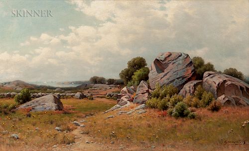 George W. Waters (American, 1832-1912)  Along the Coast