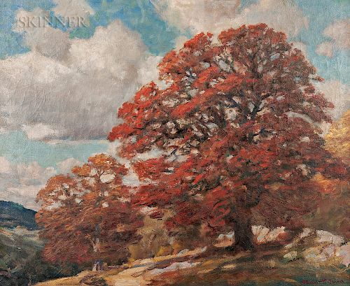 Robert Emmett Owen (American, 1878-1957)  Autumn Oaks
