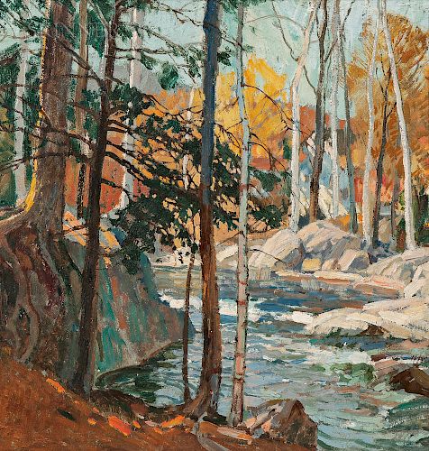 Frederick Mulhaupt (American, 1871-1938)  The Stream