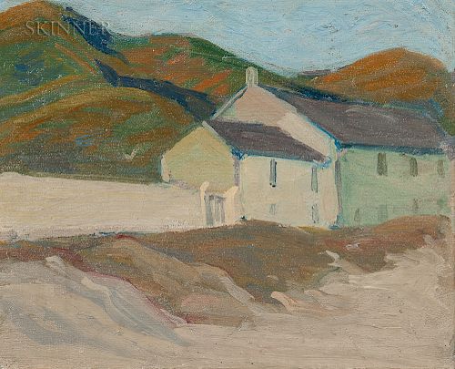 Margaret Jordan Patterson (American, 1867-1950)  Cottage by the Shore
