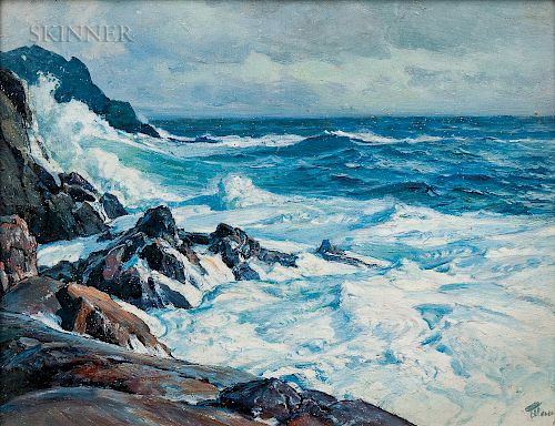 Frederick Judd Waugh (American, 1861-1940)  After the Storm