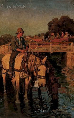 William Henry Dethlef Koerner (American, 1878-1938)  Horse Power