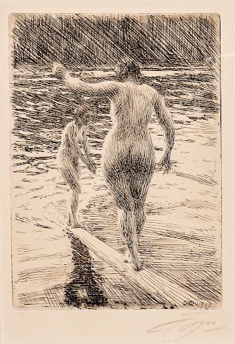 Anders Zorn (Swedish, 1860-1920)  Balance