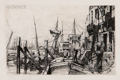 James Abbott McNeill Whistler (American, 1834-1903)  Limehouse