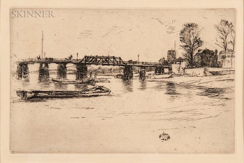 James Abbott McNeill Whistler (American, 1834-1903)  Chelsea