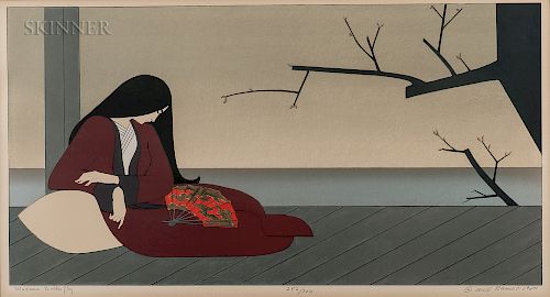 Will Barnet (American, 1911-2012)  Madame Butterfly