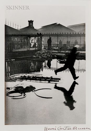 Henri Cartier-Bresson (French, 1908-2004)    Behind the Gare St. Lazare