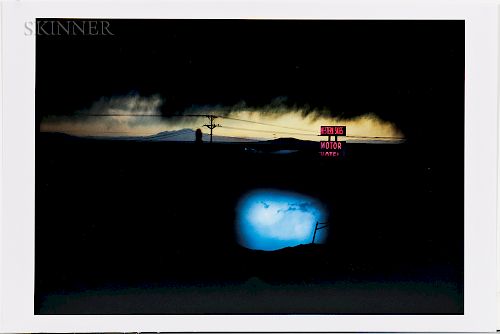 Ernst Haas (Austrian/American, 1921-1986)  Western Skies Motel, New Mexico