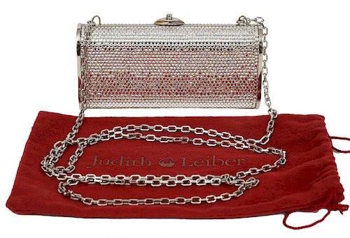 Judith Leiber Crystal Minaudire Clutch Bag