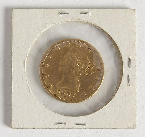 1907 S $10 Gold Coin