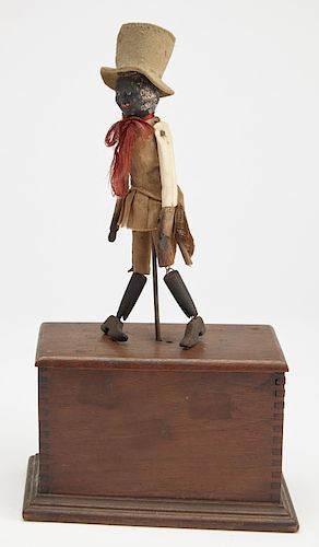 Early Ives Single Dancing Clockwork Toy