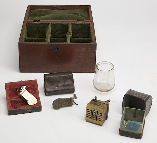 Early Doctors Kit Blood-letting Tools