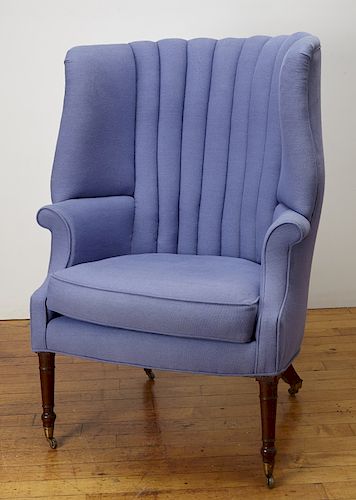Period Barrel Back Upholstered Chair