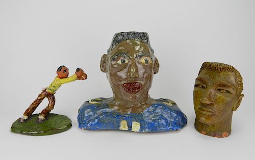 3 Ceramic sculptures
