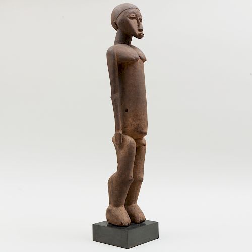 Large Lobi Wood Standing Bateba Figure, Burkina Faso