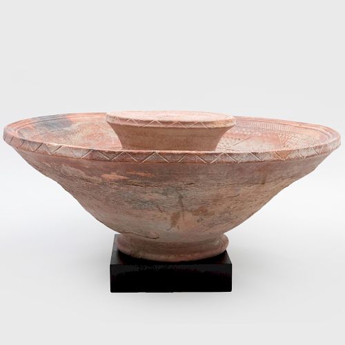 Large Inner Niger Delta Pottery Bowl, Mali