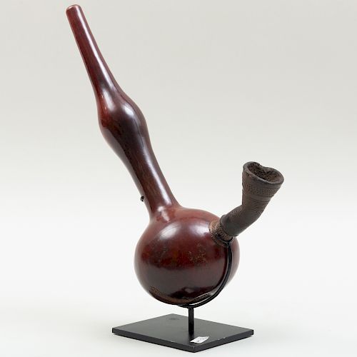 West African Gourd-Form Pipe